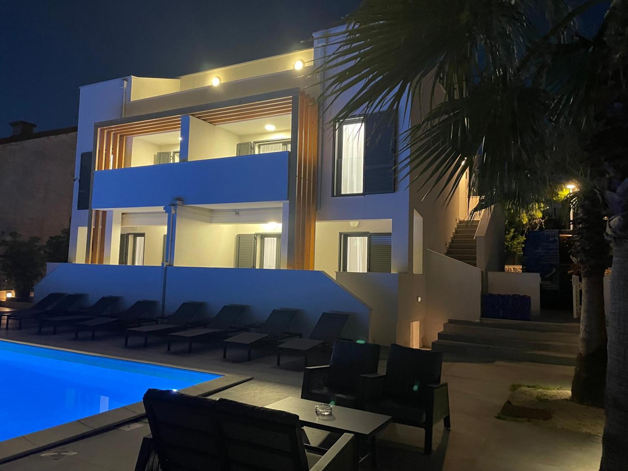 Villa Aquamarine Apartments Novalja Exterior foto